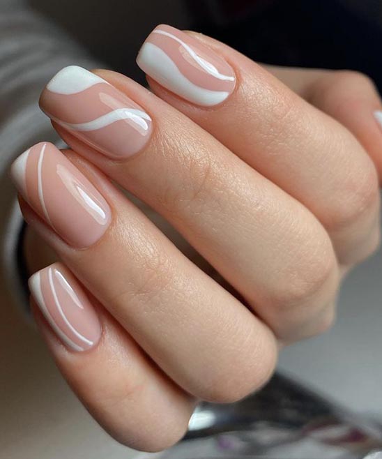 SHORT SIMPLE ACRYLIC NAIL IDEAS