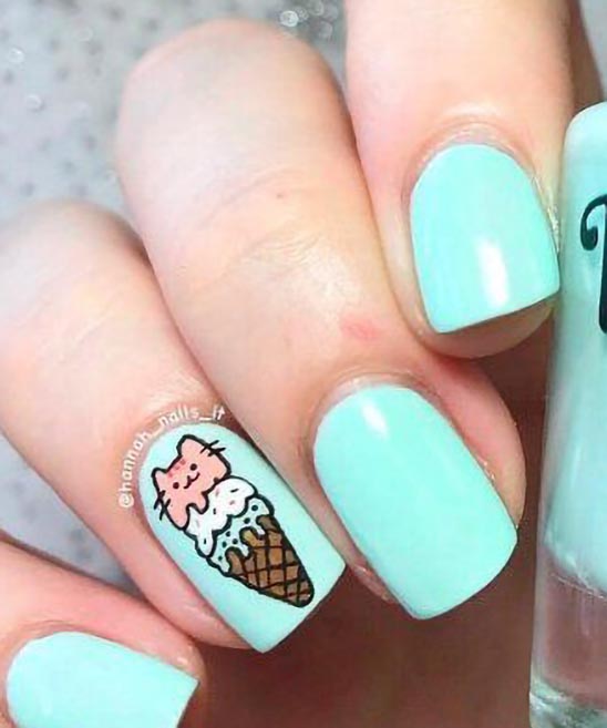 SHORT SIMPLE DISNEY NAILS