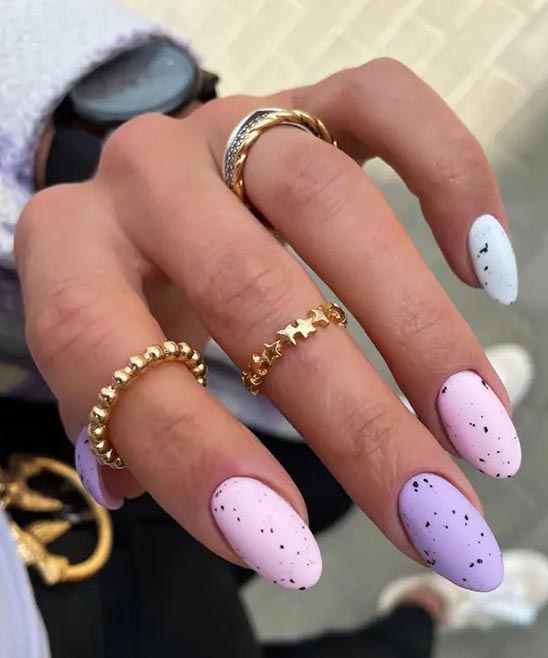 SIMPLE 2 COLOR NAIL DESIGN