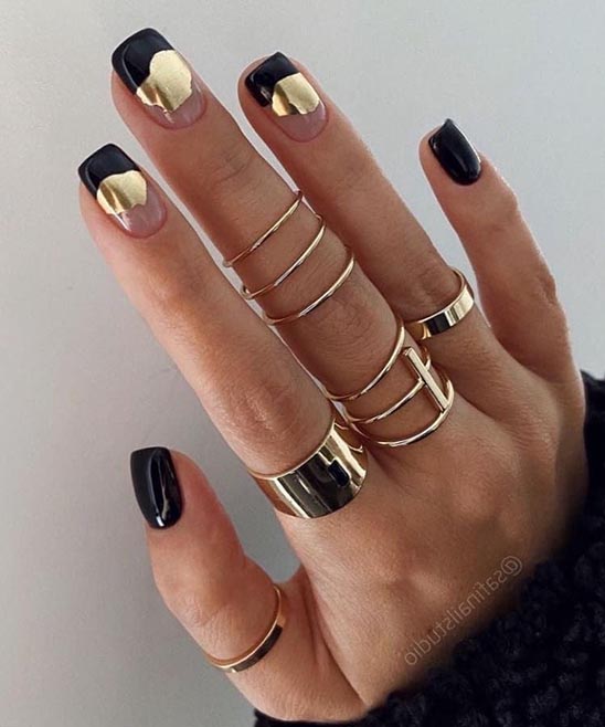 SIMPLE 2 COLOR NAIL DESIGN