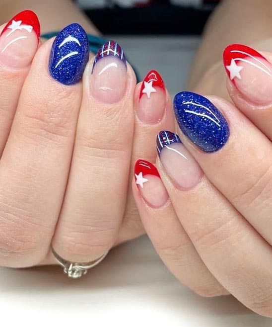 SIMPLE 4TH OF JULY NAIL DESIGNS