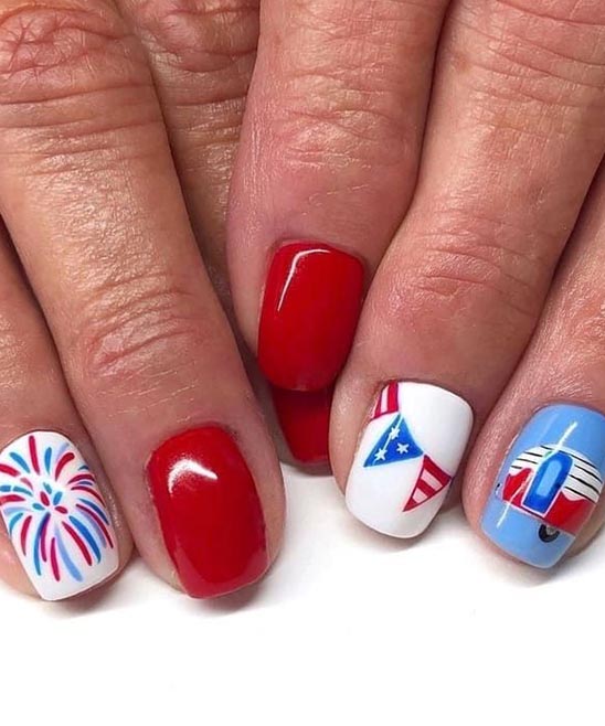 SIMPLE 4TH OF JULY NAIL IDEAS