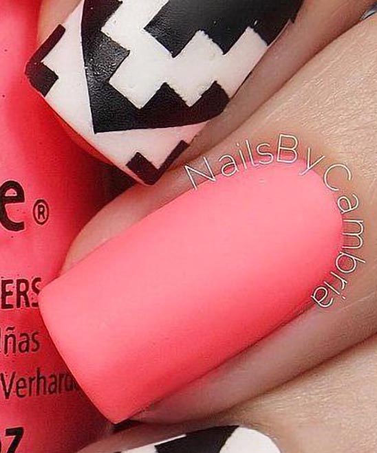 SIMPLE ACRYLIC NAIL IDEAS ALMOND