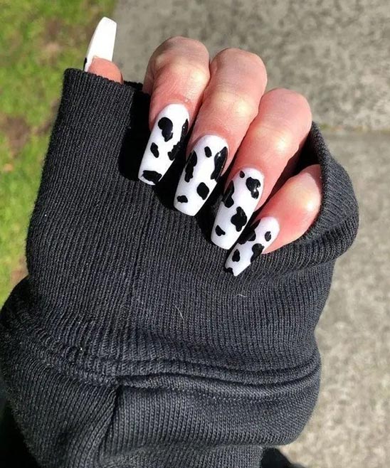 SIMPLE ACRYLIC NAILS COFFIN