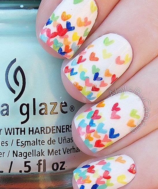 SIMPLE ALMOND HALLOWEEN NAILS