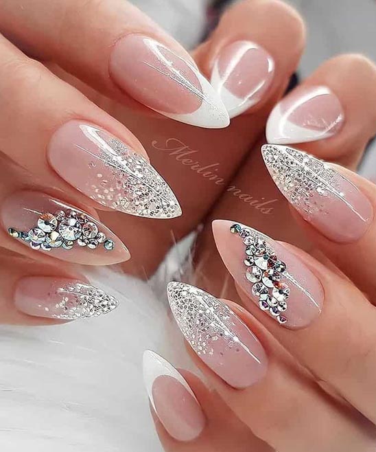 SIMPLE ALMOND NAIL DESIGNS
