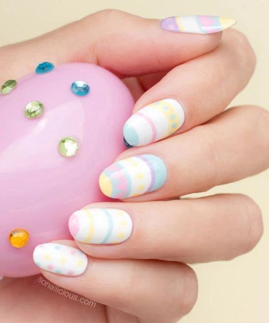 SIMPLE ALMOND NAIL DESIGNS