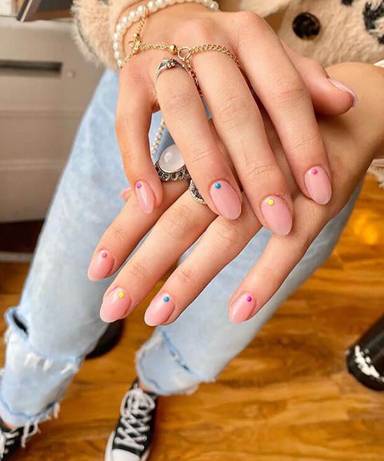 SIMPLE ALMOND SHAPE NAIL DESIGNS