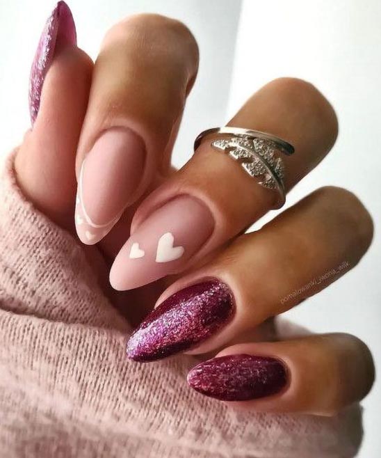 SIMPLE AND PRETTY NAIL DESIGNS HEARTS