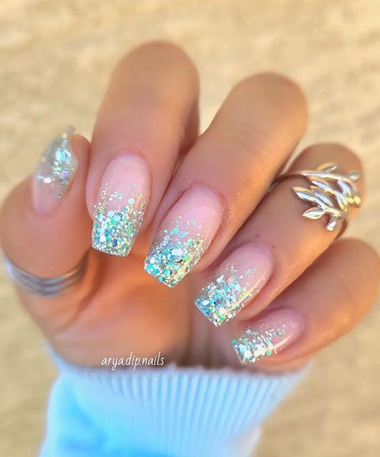 SIMPLE BLACK AND PINK FRENCH TIP NAIL DESIGNS