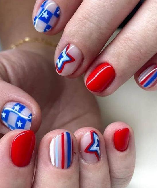 SIMPLE BLACK AND WHITE NAIL DESIGNS