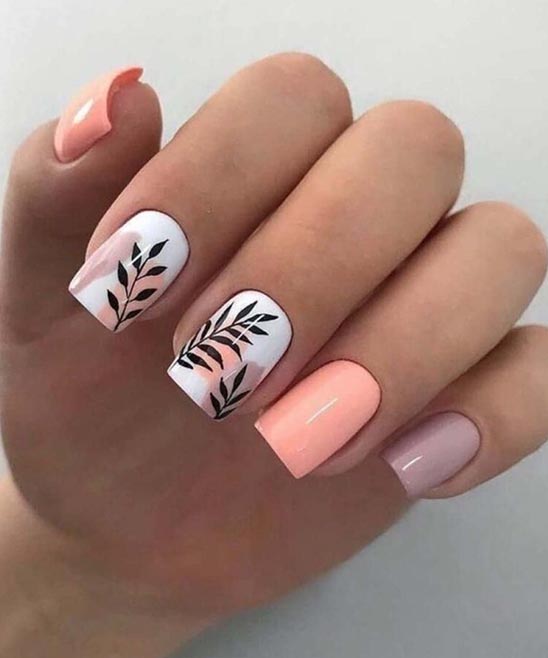 SIMPLE BLACK NAIL DESIGNS