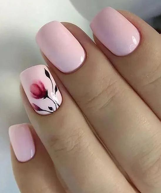 SIMPLE BLUE NAIL DESIGNS