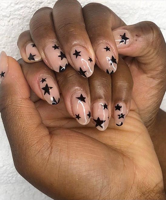 SIMPLE COFFIN ACRYLIC NAIL IDEAS