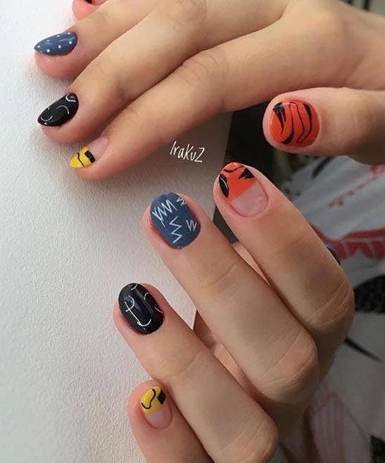 SIMPLE COFFIN ACRYLIC NAIL IDEAS