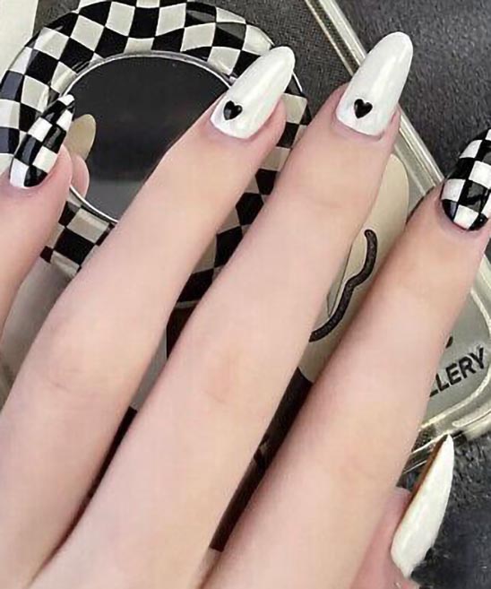 SIMPLE COFFIN NAIL DESIGNS