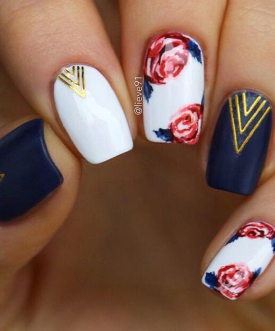 SIMPLE COLOR COFFIN NAIL DESIGNS