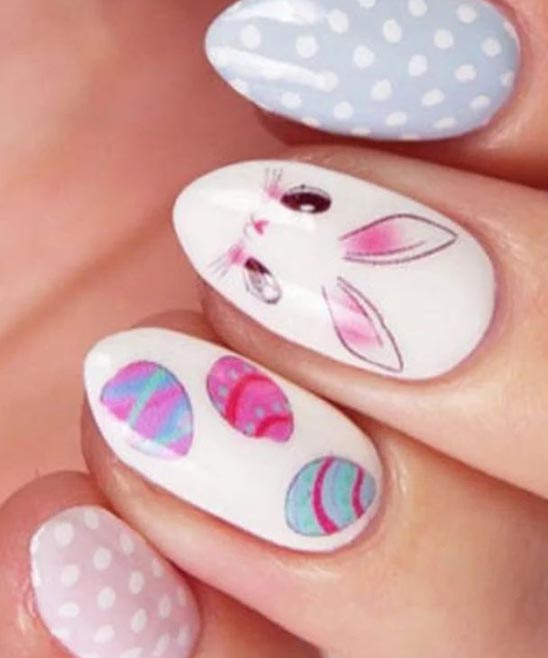 SIMPLE CUTE EASTER NAILS