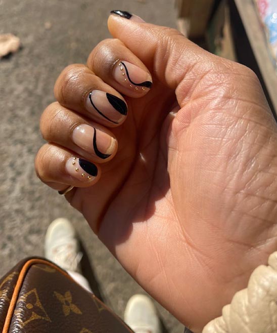 SIMPLE DESIGN FOR SHORT NAILS