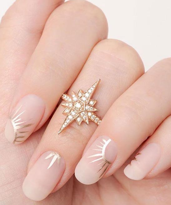 SIMPLE DESIGN FOR SHORT NAILS