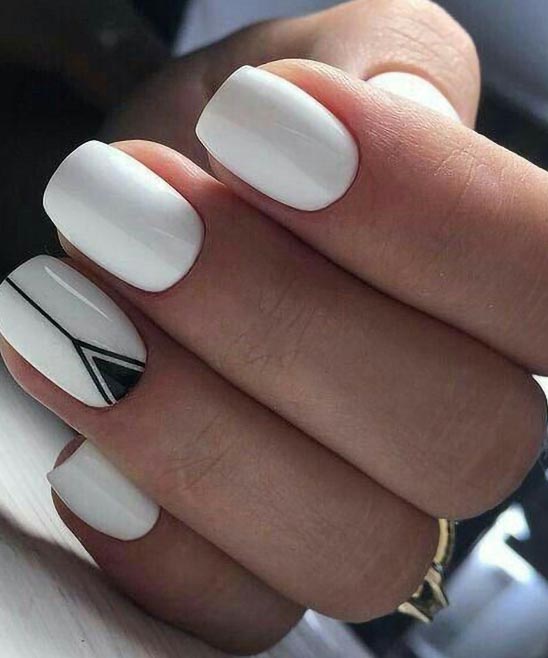 50+ Simple White Nail Designs (2024) TailoringinHindi