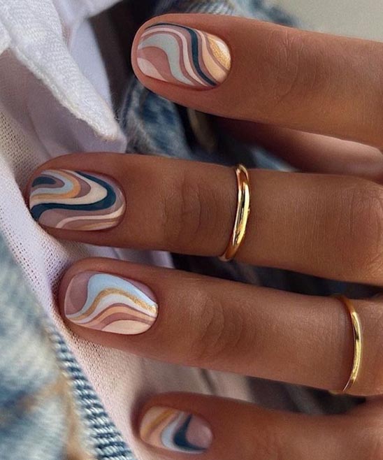 SIMPLE DESIGN SHORT NAILS