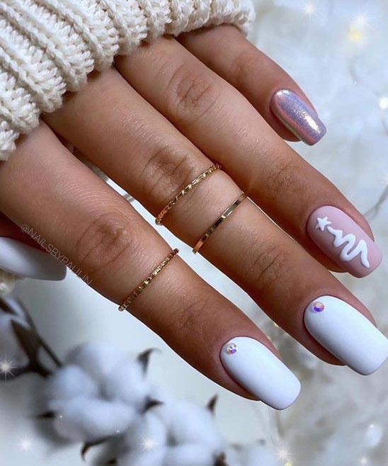 SIMPLE DIAMOND NAIL DESIGNS