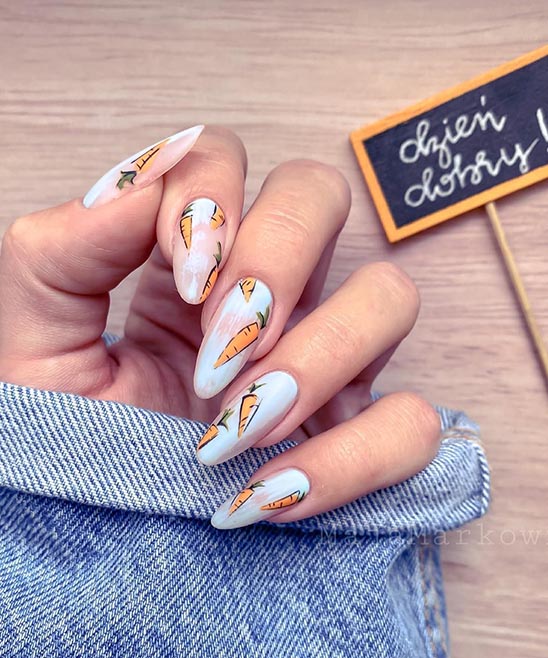 SIMPLE DIAMOND NAIL DESIGNS