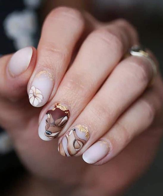 SIMPLE DISNEY ACRYLIC NAILS