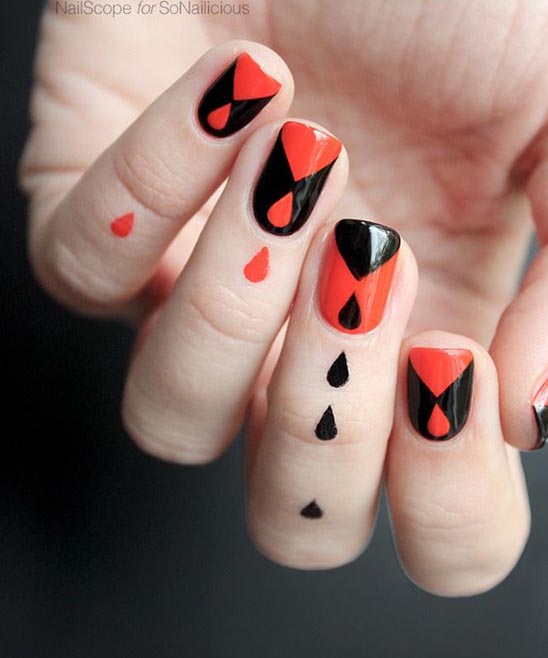 SIMPLE DISNEY HALLOWEEN NAILS