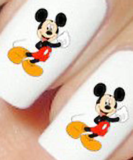 SIMPLE DISNEY INSPIRED NAILS