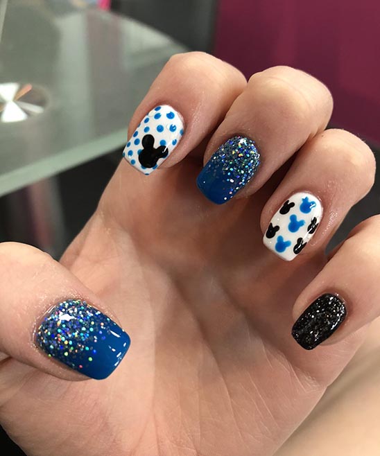 SIMPLE DISNEY NAIL DESIGN