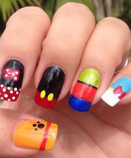 SIMPLE DISNEY PRINCESS NAILS