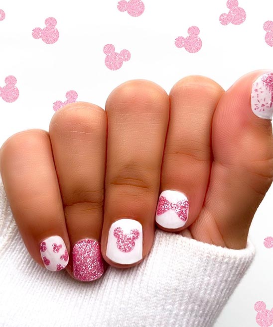 SIMPLE DISNEY TOE NAILS