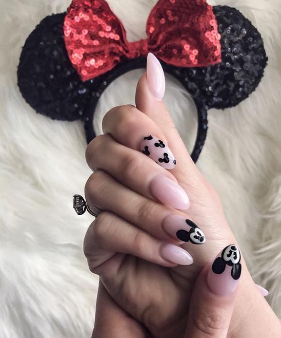 SIMPLE EASY DISNEY NAILS