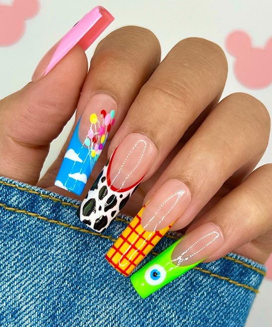 SIMPLE EASY DISNEY NAILS