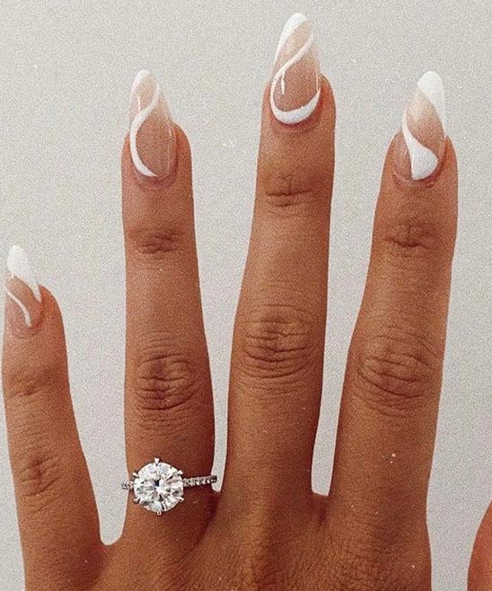 SIMPLE ELEGANT WEDDING NAILS