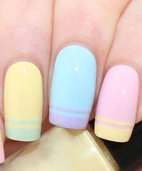 SIMPLE FALL ALMOND NAILS