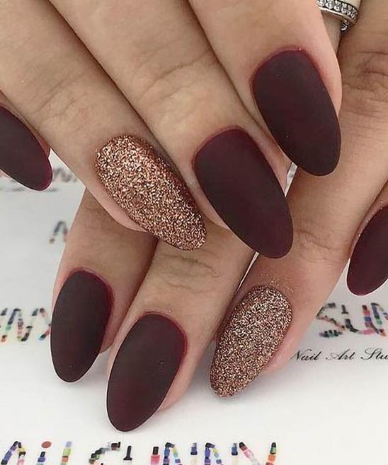 SIMPLE FALL COLOR NAILS