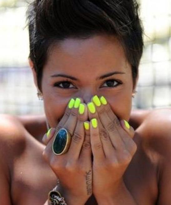 SIMPLE FALL GEL NAILS