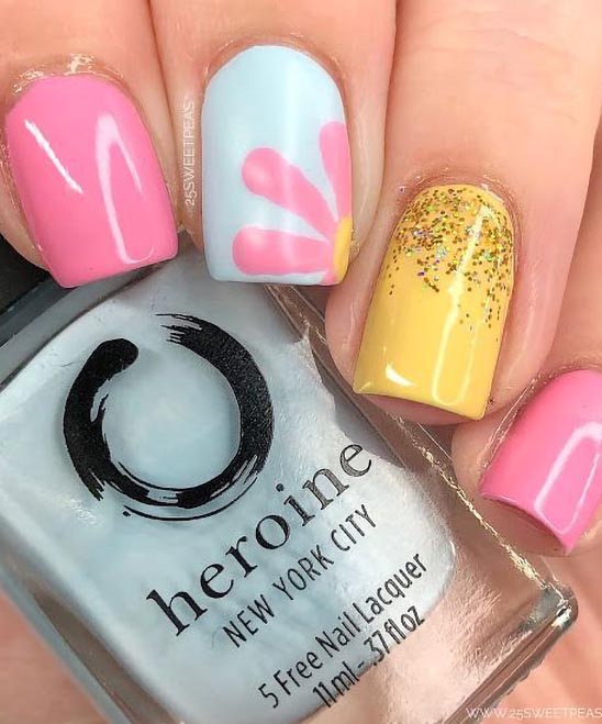 SIMPLE FALL NAIL DESIGNS