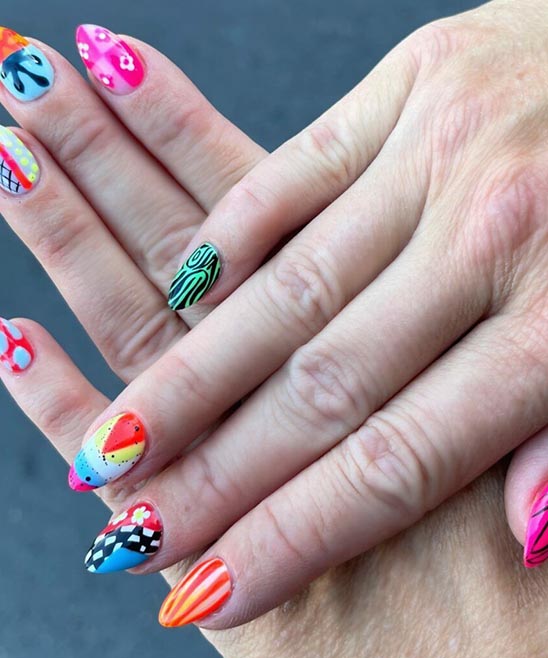 SIMPLE FALL NAIL DESIGNS