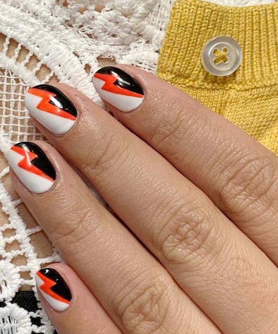 SIMPLE FALL NAIL DESIGNS
