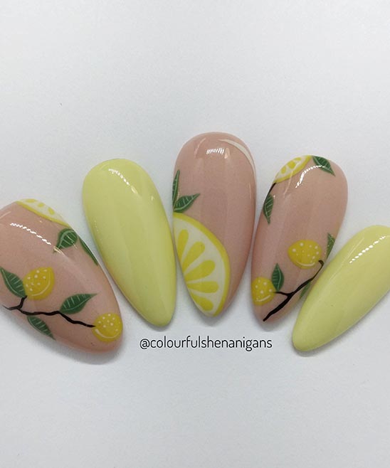 SIMPLE FLOWER DESIGN FOR NAILS
