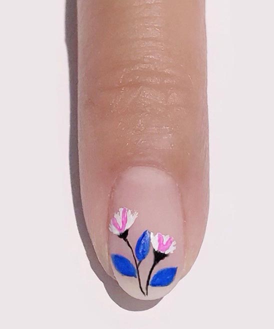 70 Flower Nail Designs For A Pretty Spring Mani