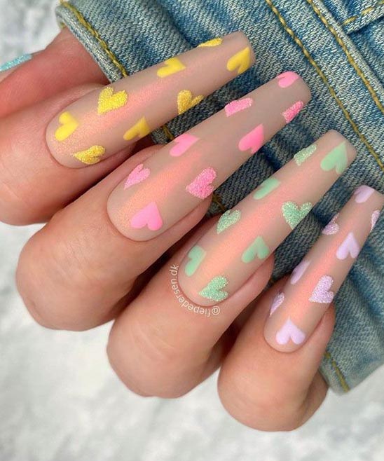 SIMPLE FLOWER DESIGN NAILS