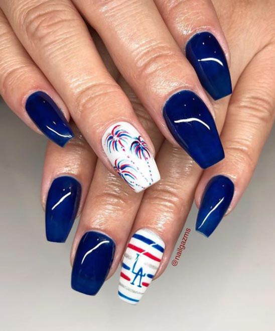 SIMPLE FLOWER DESIGN NAILS