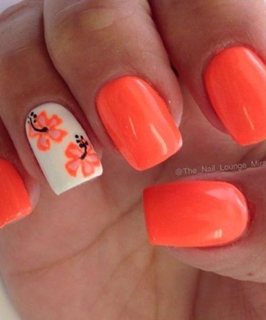 SIMPLE FLOWER DESIGNS FOR NAILS