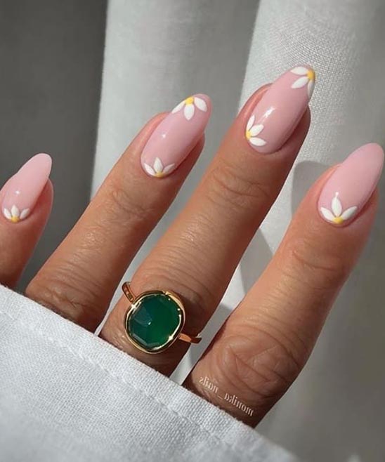 SIMPLE FLOWER DESIGNS NAIL