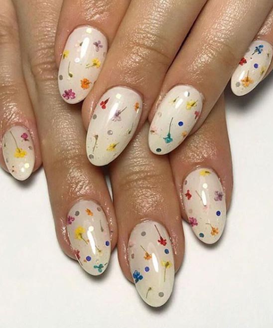 SIMPLE FLOWER DESIGNS NAIL